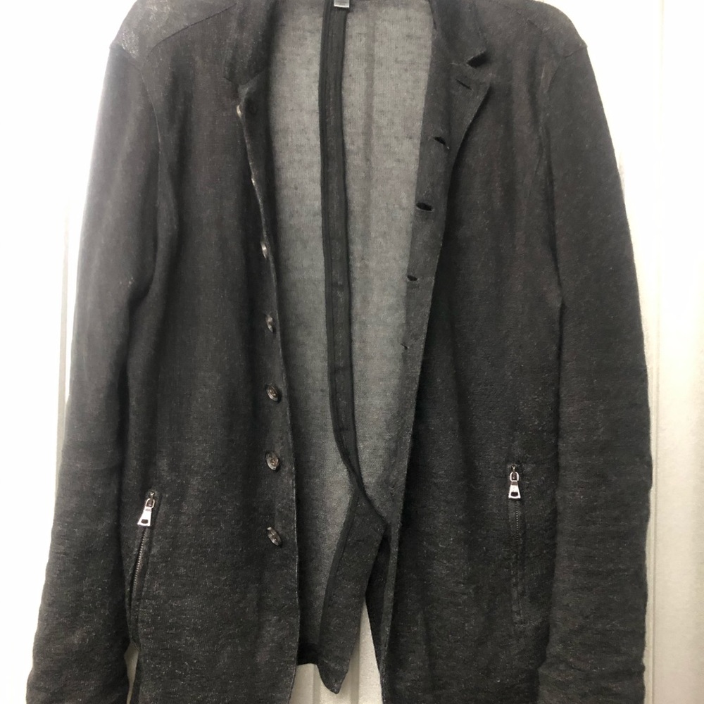 John Varvatos sweater blazer black